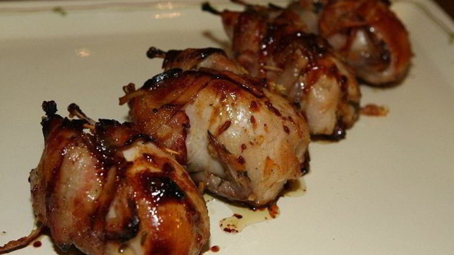 Рецепт перепелок с виски и мармеладом