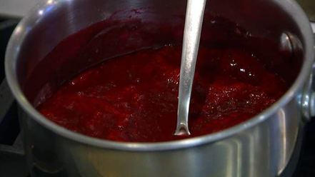 Рецепт ягодного мармелада на запеченных яблоках