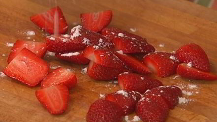 Рецепт мильфея с клубникой