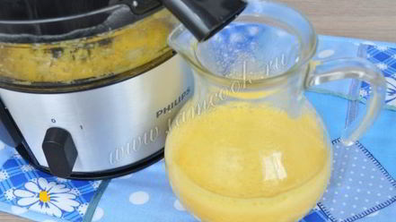 Рецепт апельсинового мороженого с мартини