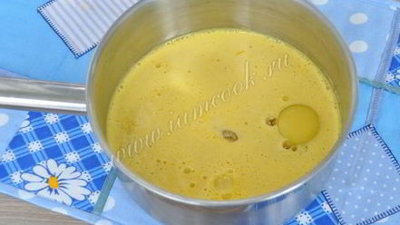 Рецепт апельсинового мороженого с мартини