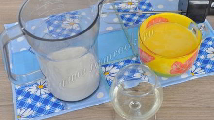 Рецепт апельсинового мороженого с мартини