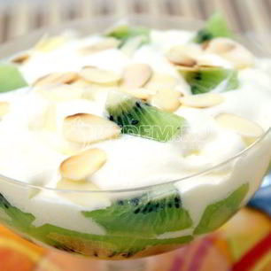 Рецепт Десерта из мороженого Киви