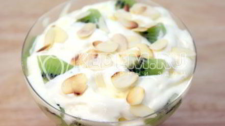 Рецепт десерта из мороженого киви