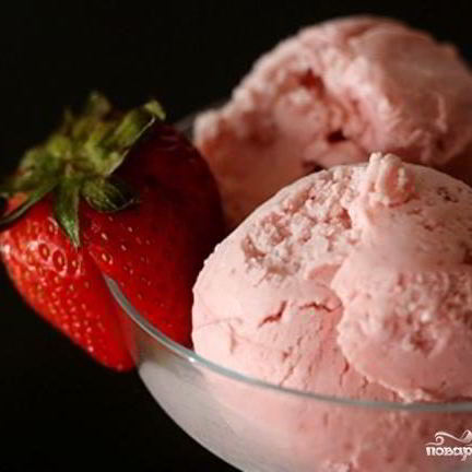 Рецепт Клубничного мороженого Дайкири