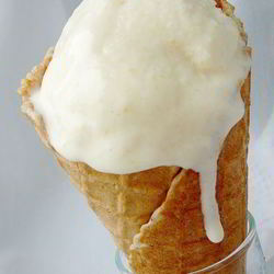 Рецепт Мороженого из консервированных персиков