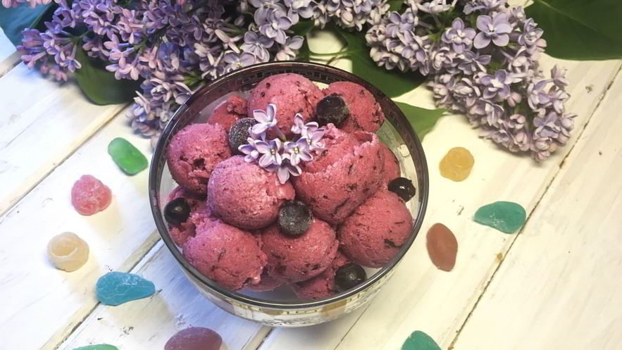 Рецепт мороженого из сирени