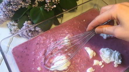 Рецепт мороженого из сирени