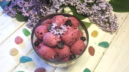 Рецепт мороженого из сирени