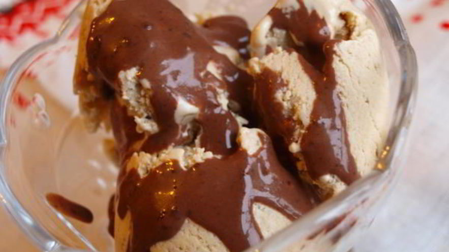 Рецепт мороженого медово-лимонного с орехами