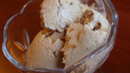 Рецепт мороженого медово-лимонного с орехами