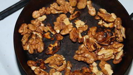 Рецепт мороженого медово-лимонного с орехами