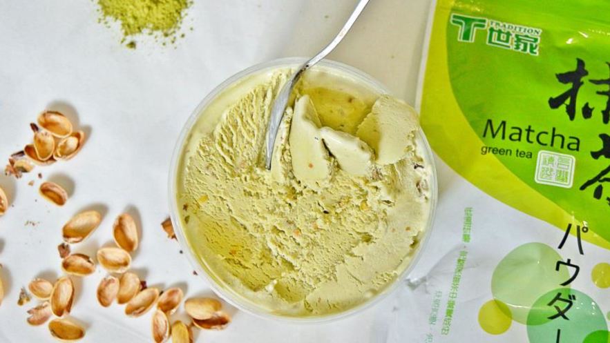 Рецепт мороженого с зеленым чаем matcha