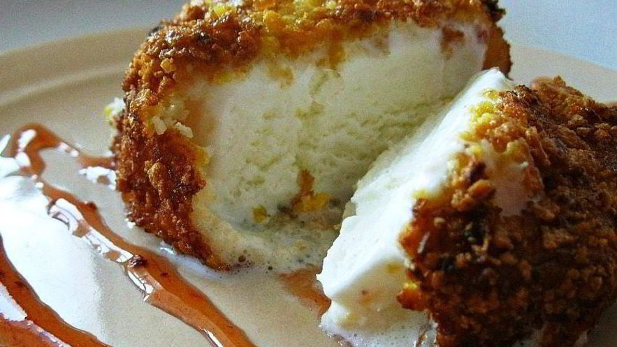 Рецепт мороженого в кляре