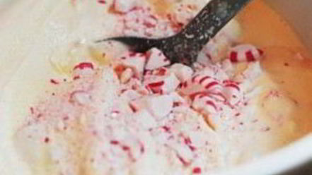 Рецепт мятна-ванильного сливочного мороженого