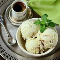 Рецепт Мятного мороженого с шоколадом