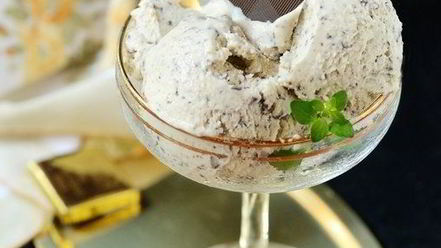 Рецепт мятного мороженого с шоколадом