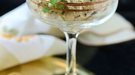 Рецепт мятного мороженого с шоколадом