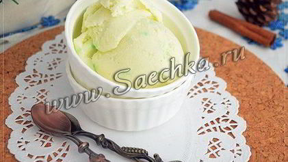 Рецепт Мятного мороженого