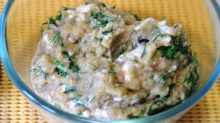 Рецепт баклажанового мусса под сырной корочкой