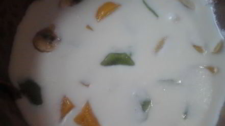 Рецепт блинного торта-мусса тропик