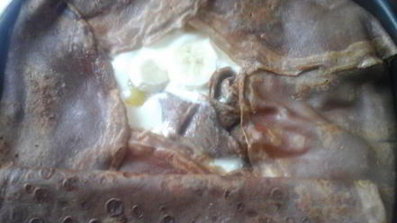 Рецепт блинного торта-мусса тропик