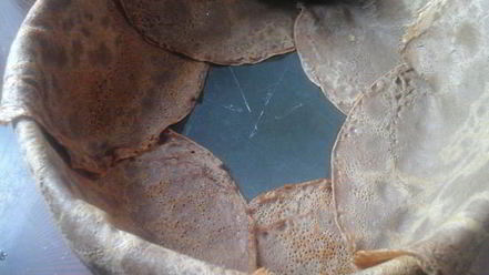 Рецепт блинного торта-мусса тропик