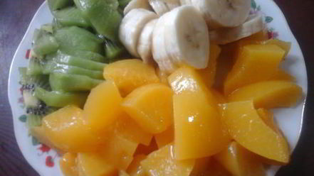 Рецепт блинного торта-мусса тропик