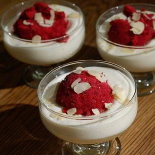 Рецепт Йогуртового мусса с гранитой