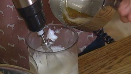 Рецепт йогуртового мусса с гранитой