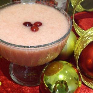 Рецепт Клюквенного мусса с манкой