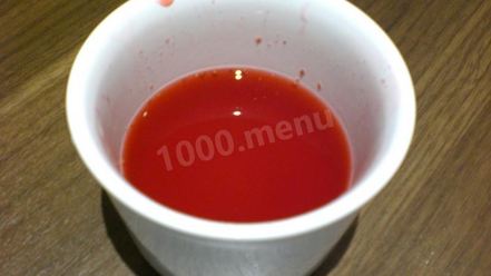 Рецепт клюквенного мусса с манкой