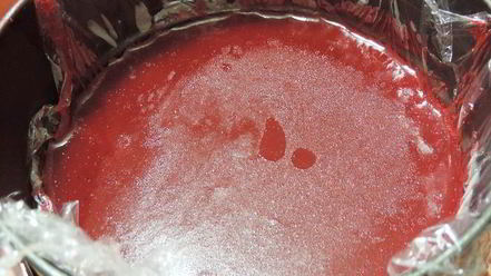 Рецепт клюквенного торта-мусса с миндальным пралине праздничный