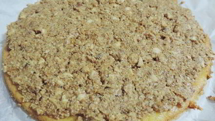 Рецепт клюквенного торта-мусса с миндальным пралине праздничный