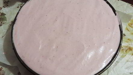 Рецепт клюквенного торта-мусса с миндальным пралине праздничный