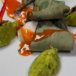 Рецепт Крокодилового хвоста с облепихово-можжевеловым муссом