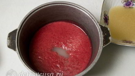 Рецепт лимонно-клубничного муссовый торт