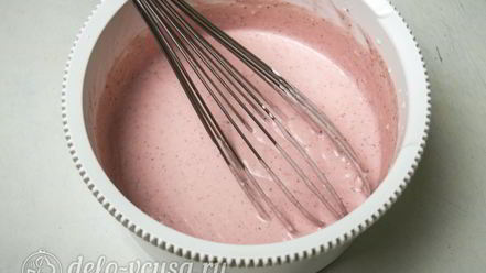 Рецепт лимонно-клубничного муссовый торт