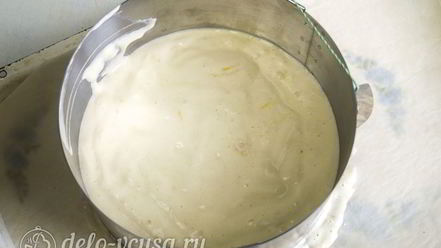 Рецепт лимонно-клубничного муссовый торт