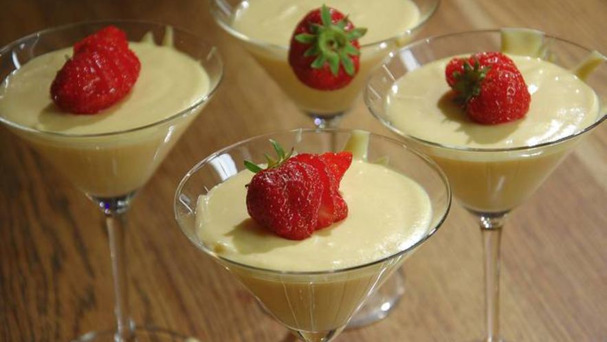 Рецепт мангового мусса со сгущенкой