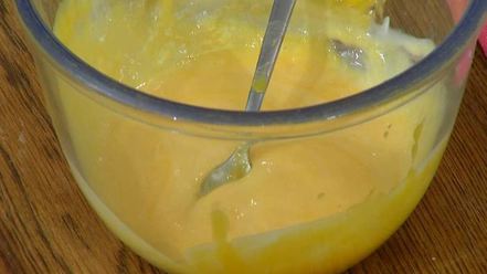 Рецепт мангового мусса со сгущенкой