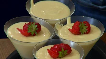 Рецепт мангового мусса со сгущенкой