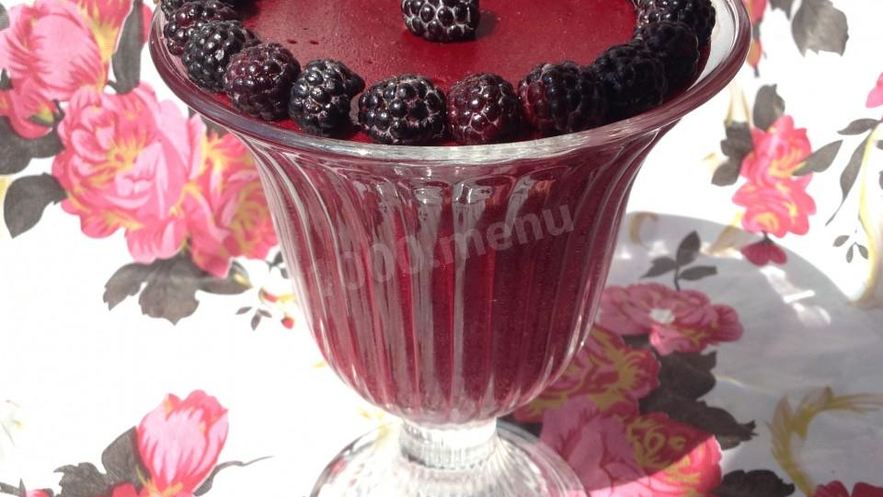 Рецепт мусса из ежевики