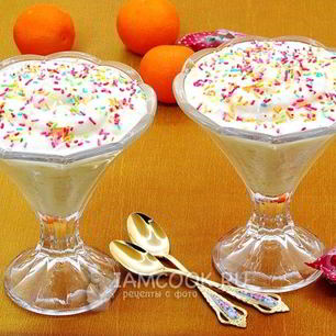 Рецепт Мусса из консервированных ананасов