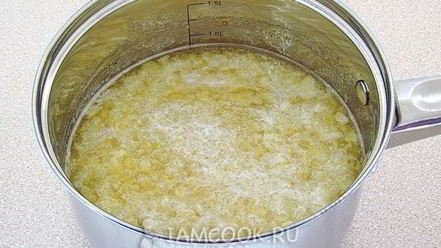 Рецепт мусса из консервированных ананасов