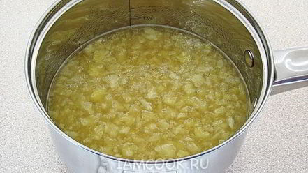 Рецепт мусса из консервированных ананасов