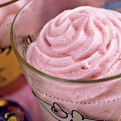 Рецепт Мусса клюквенного из манной крупы