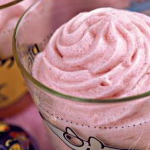 Рецепт Мусса клюквенного из манной крупы