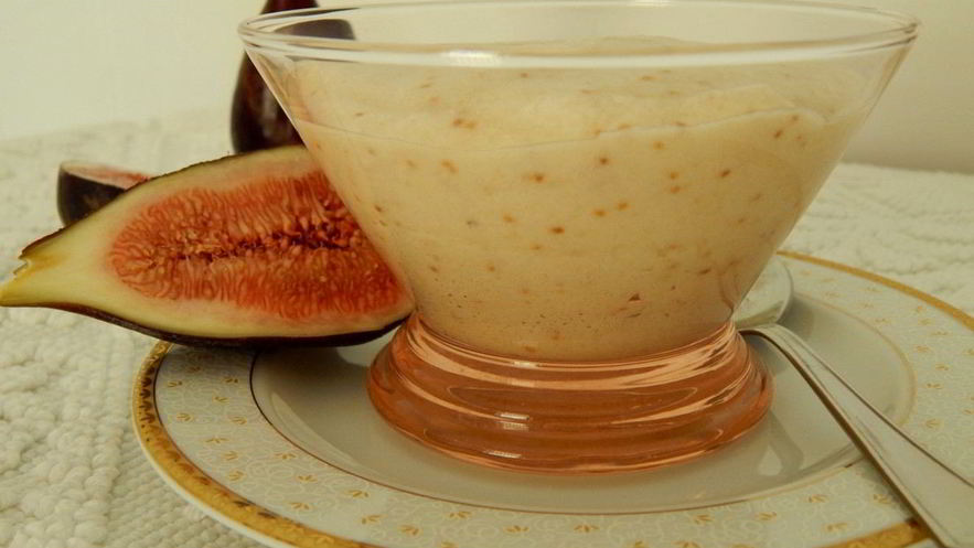 Рецепт мусса с инжиром