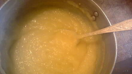 Рецепт мусса яблочного на манной крупе